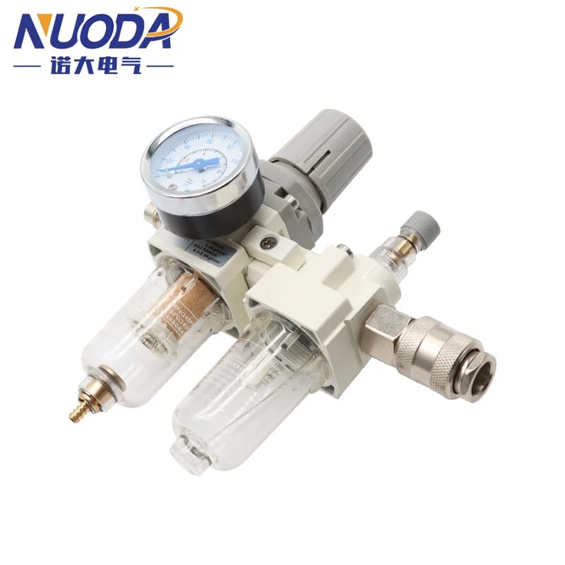 Pneumatic Air Filter Regulator | Oil-Water Separator with Manual Drain | SMC-Type AC2010-02 - Thumbnail 2