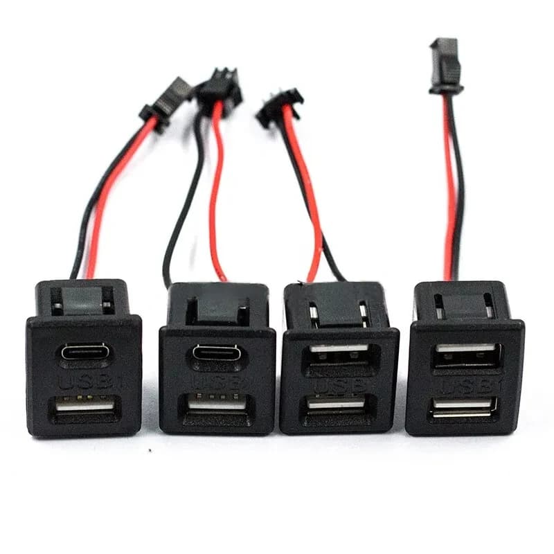 Dual-Layer USB-C & USB-A Charging Hub | Desktop Power Station with Cable Management - Thumbnail 2