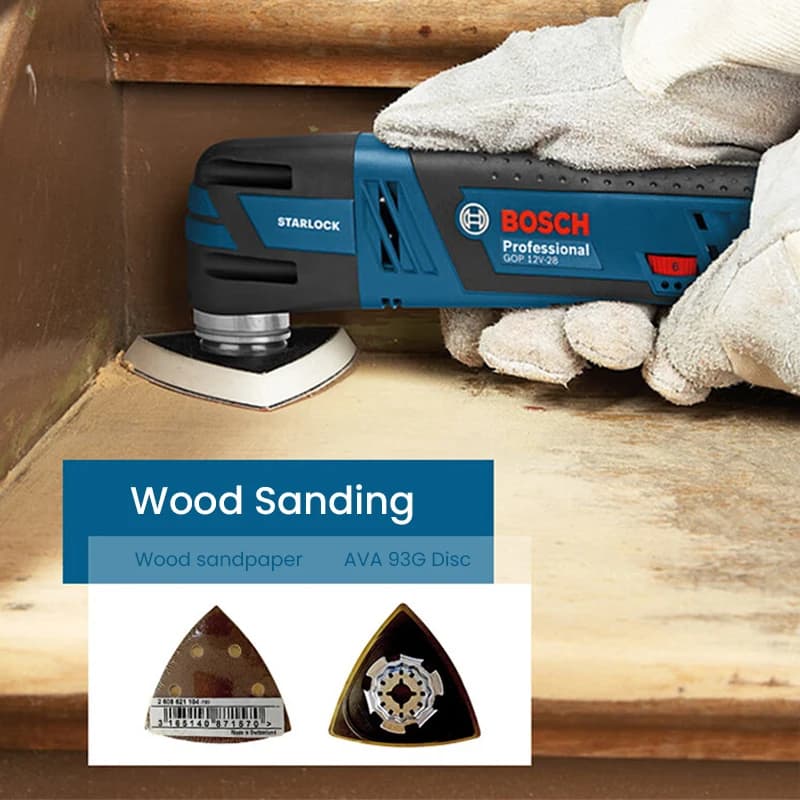 Bosch GOP 12V-28 Oscillating MultiCutter | Cordless Slotter & Sander | Dr Woodworking & Cutting Tool - Thumbnail 3