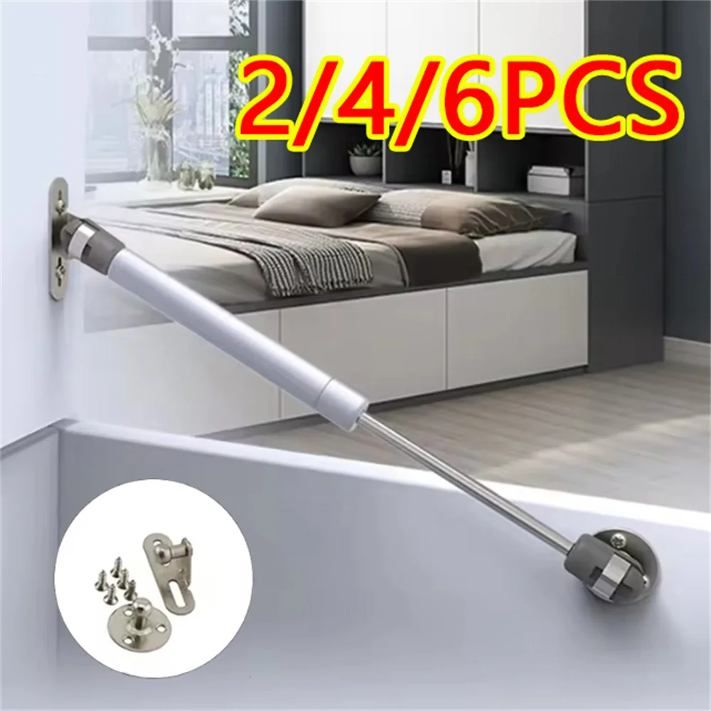 Soft-Close Hydraulic Cabinet Hinges | 6-Piece Set | Silent Kitchen Door Lift Support - Thumbnail 2