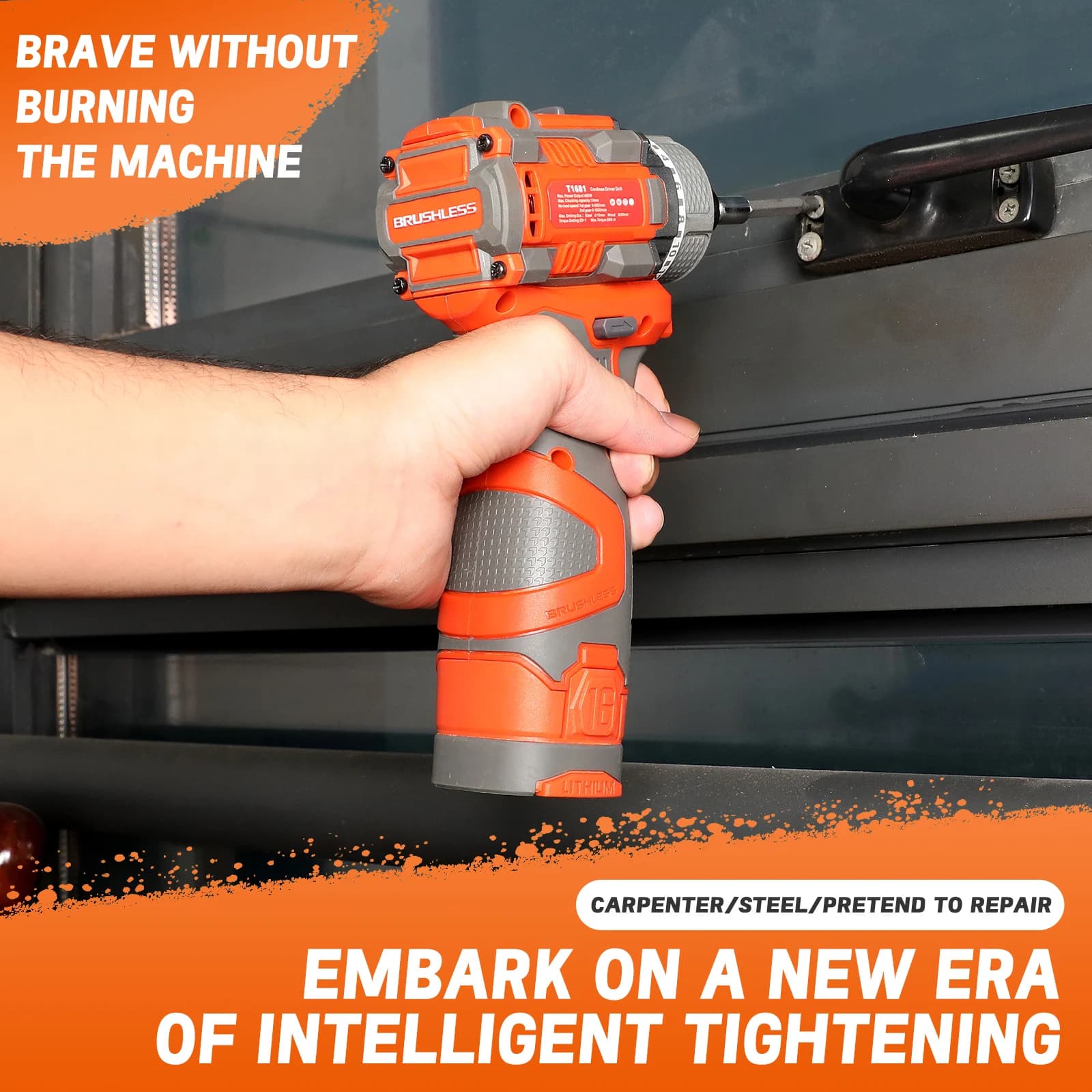 Cordless Screwdriver Set | Rechargeable Brushless Motor | Compact Power Tool for Precision Work - Thumbnail 3