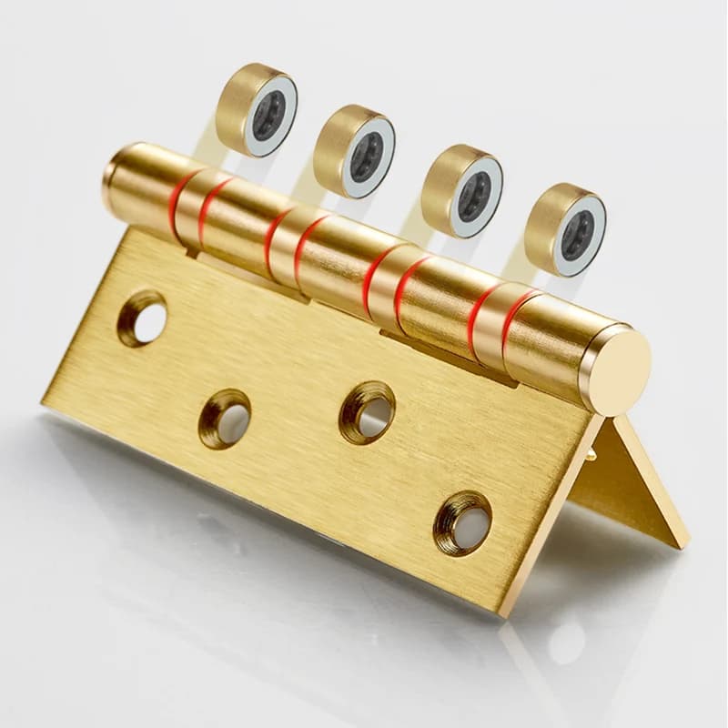 Duty 4 Inch Door Hinges | 3mm Thick Stainless Steel | Mute Bearing for Strong Load - Thumbnail 3
