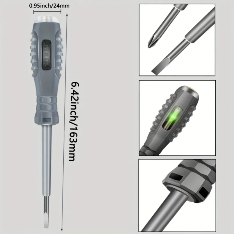 Electrician Test Pen | Non-Contact Voltage Tester | 70-600V AC Induction - Thumbnail 5