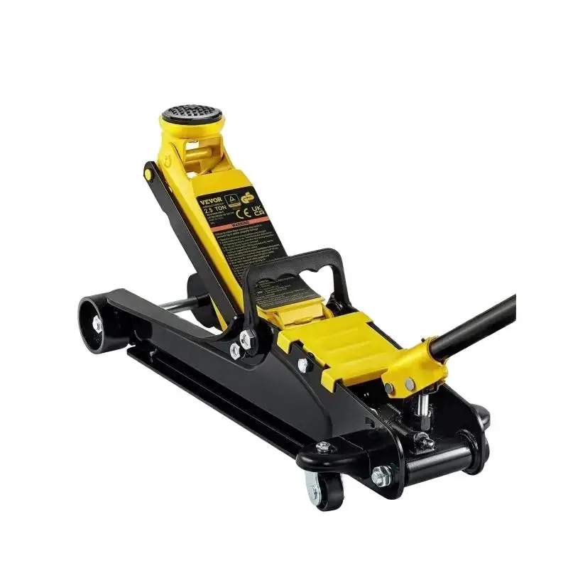 SucceBuy 2.5T Floor Hydraulic Jack Pneumatic Low Profile Floor Jack Heavy-Duty Steel Racing Floor Jack with Piston Lift Pump - Thumbnail 2