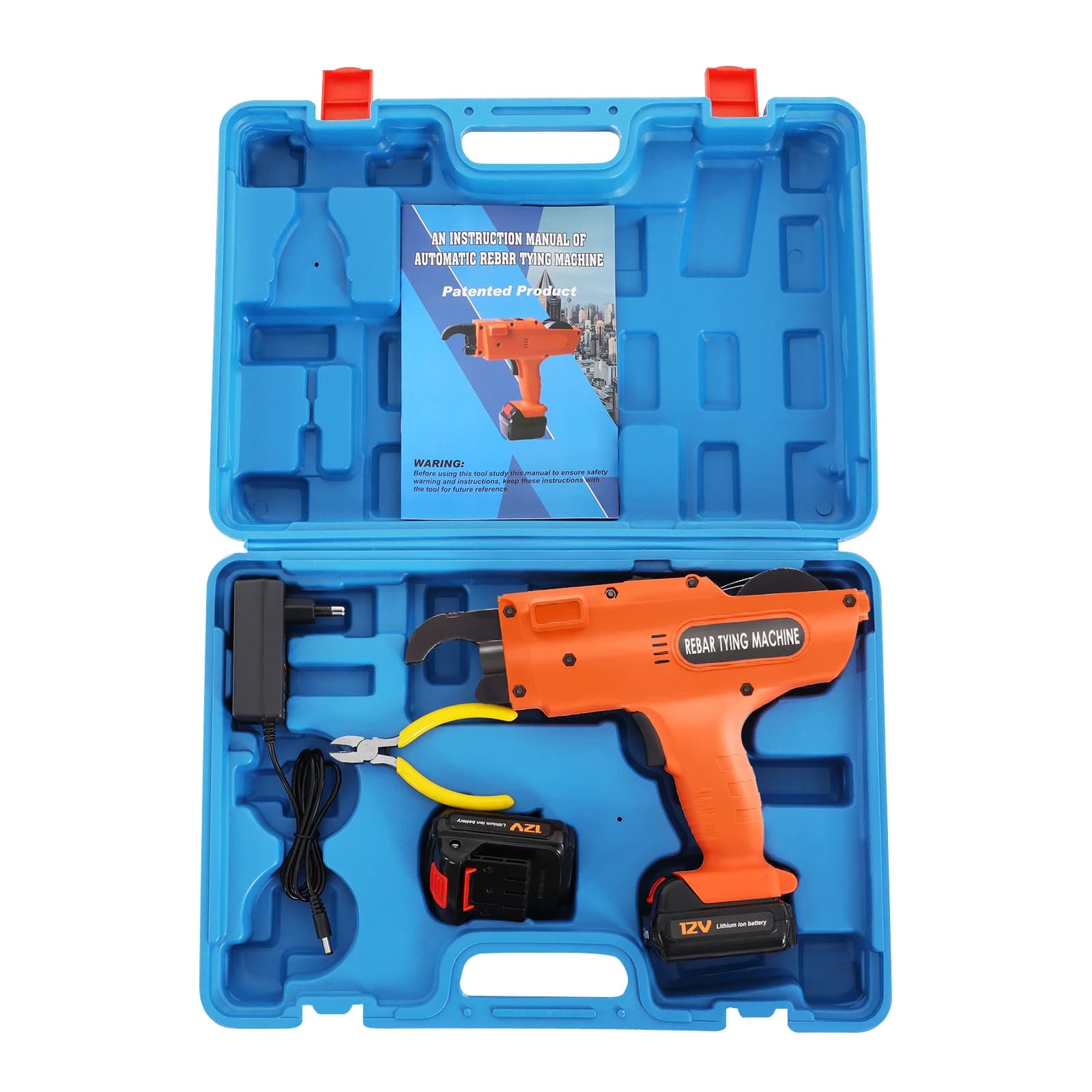 Cordless Rebar Tying Tool | 12V Battery Powered | For 8-34mm Steel Bars - Thumbnail 6