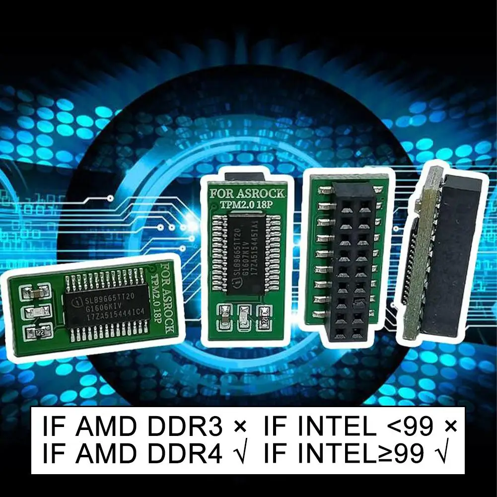 2.0 Security Module | 12/14/18/20-Pin LPC Header | Encryption & Secure Boot for PC Motherboards - Thumbnail 3