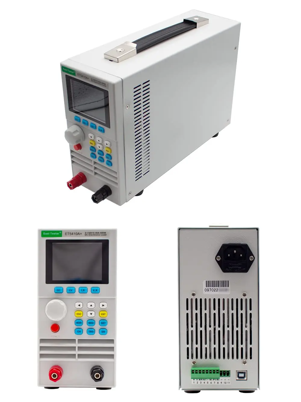 ET5410A+ Programmable DC Electronic Load | 150V/40A/400W Battery Tester with RS485 & PC Software - Thumbnail 5