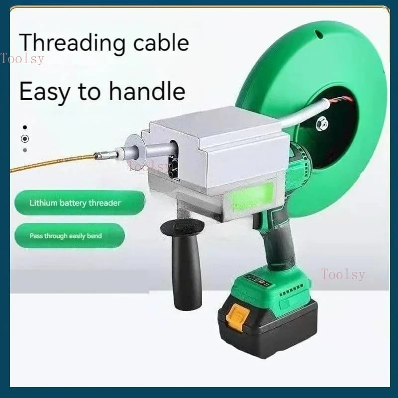 Brushless Electric Threading Machine | 40m/min Portable Pull Tube Tool - Thumbnail 2