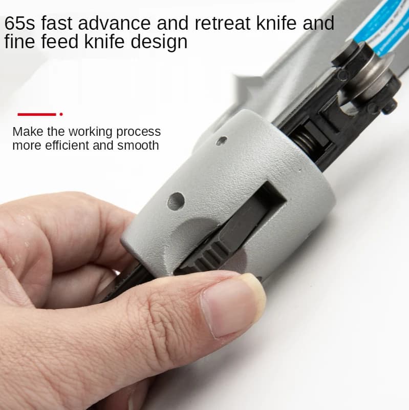 65S 35S Pipe Cutter | Rotating Stainless Steel Blade | Professional Copper Cutting Tool - Thumbnail 2