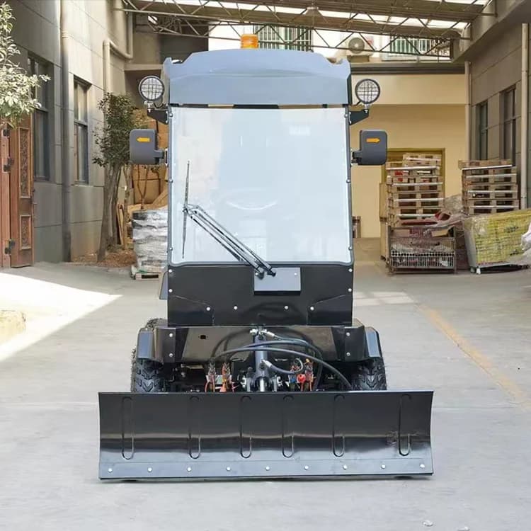 Ride-On Snow Blower | Enclosed Cab Heater | Heavy-Duty Driveway Clearing - Thumbnail 2