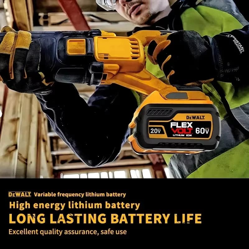 DeWALT 20V/60V MAX FlexVolt Battery | 6Ah & 9Ah High-Capacity | Compatible with DCB609, DCB205, DCB206 - Thumbnail 2