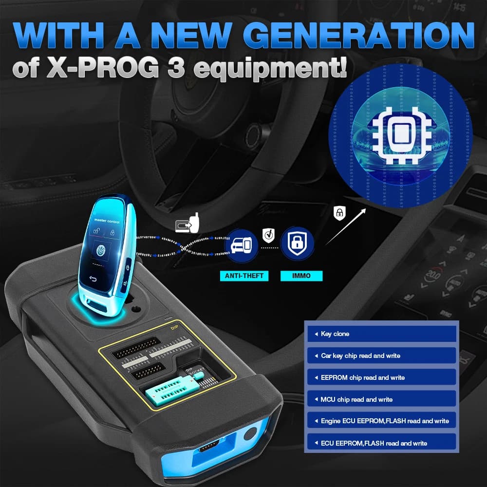 Automotive Diagnostic Tool | Key Programming & Anti-Theft System Reset | CAN FD Support - Thumbnail 5
