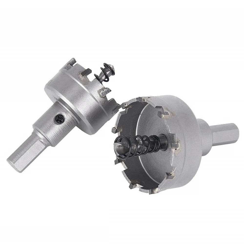 Carbide-Tipped Hole Saw | 15-100mm Core Drill Bit for Metal & Stainless Steel - Thumbnail 2