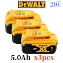 20V 5.0Ah x3pcs