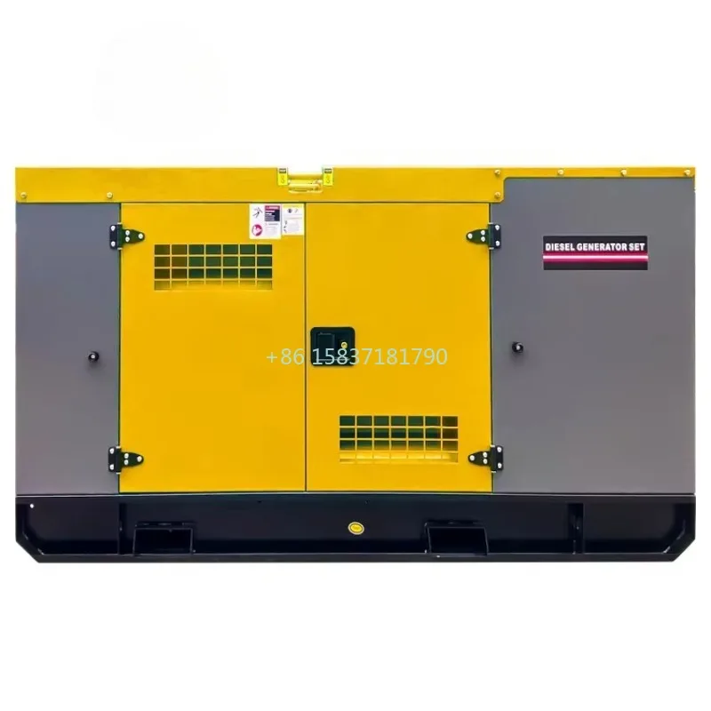 Silent Diesel Generator | 30-100 kW Power Output | Customizable Industrial Genset - Thumbnail 4