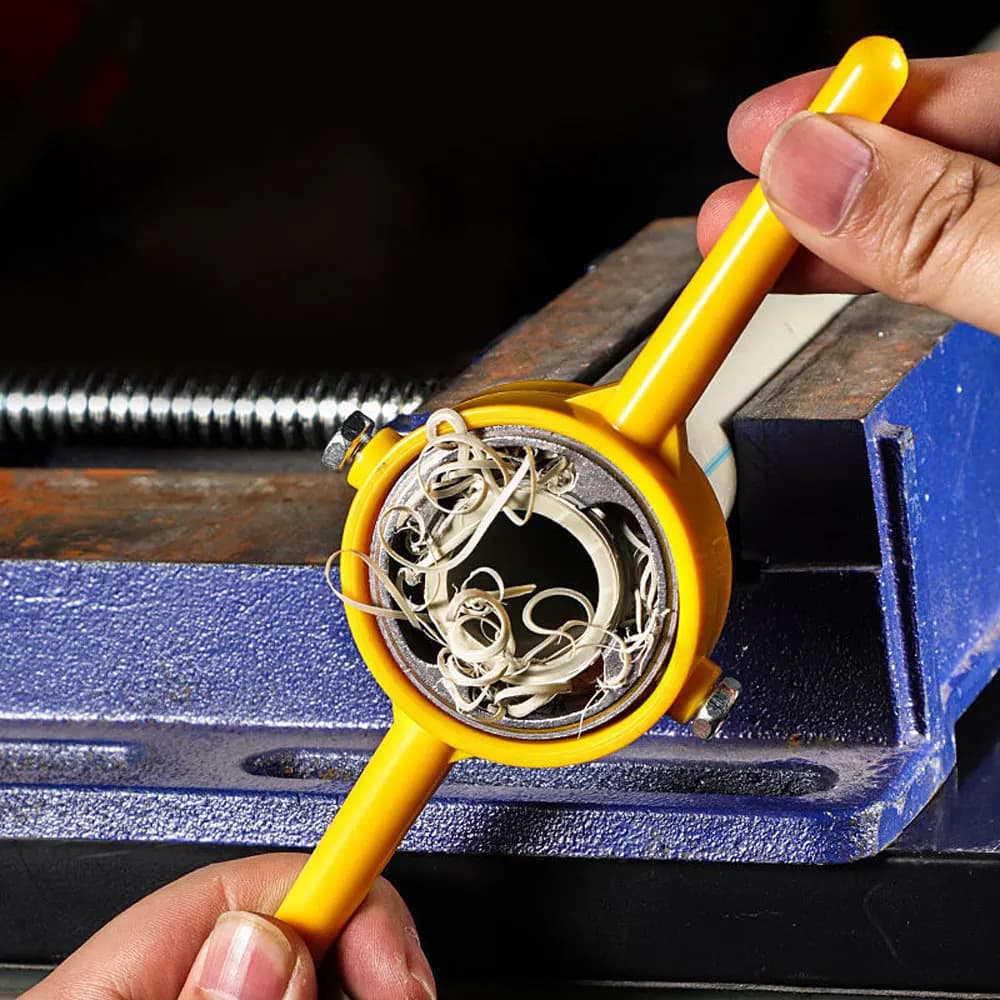 PVC Pipe Threading Kit | Manual & Electric Tool for 1/2 & 3/4 Pipes - Thumbnail 3