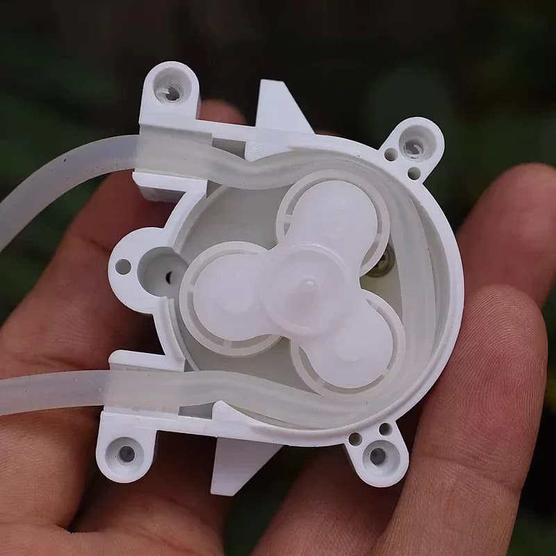 Peristaltic Dosing Pump | DC 6V-12V Mini Liquid Squeeze Pump | 500 RPM for Lab Ink Sampling Applications - Thumbnail 7