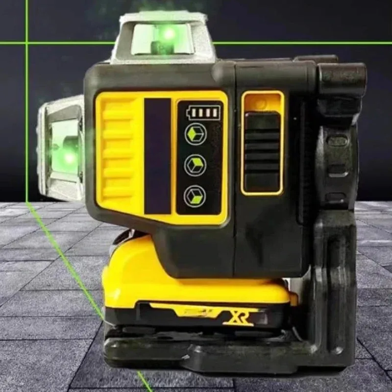 Laser Level | 360° High-Precision Self-Leveling | 12V Professional Grade - Thumbnail 6