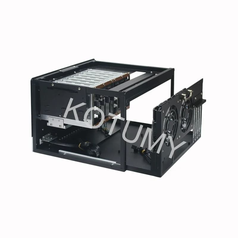 Hot-Swap NAS Server Chassis | mATX Motherboard Support | SATA Backplane & USB 3.0 - Thumbnail 5