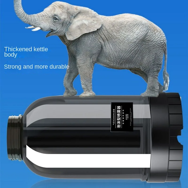 Pump Sprayer with Pneumatic Cylinder | 2L Foam Cannon | 3 Nozzle Set - Thumbnail 6