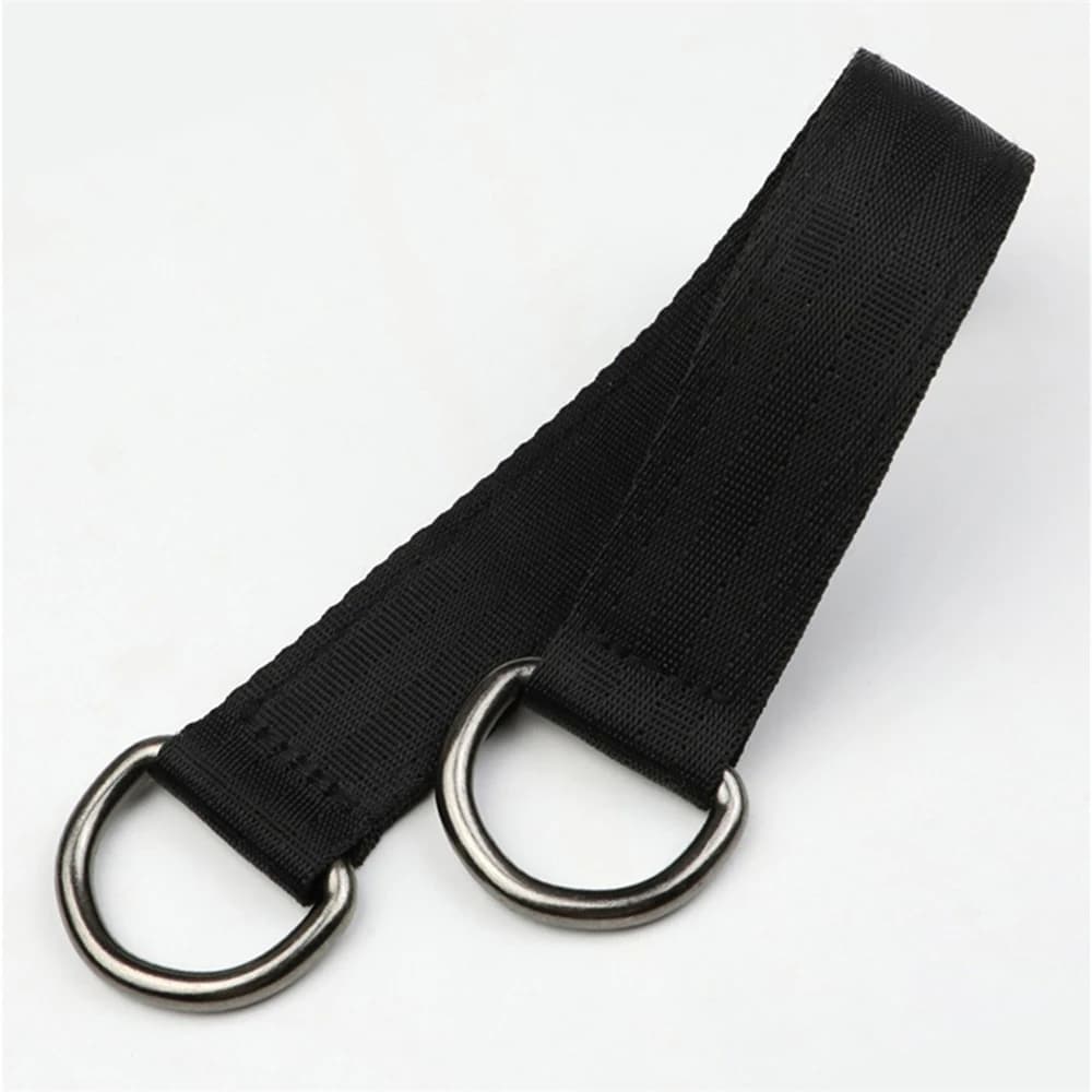 Suspension Training Belt | Heavy-Duty Hook & Ring System for Pull-Ups & Sandbag Workouts - Thumbnail 2