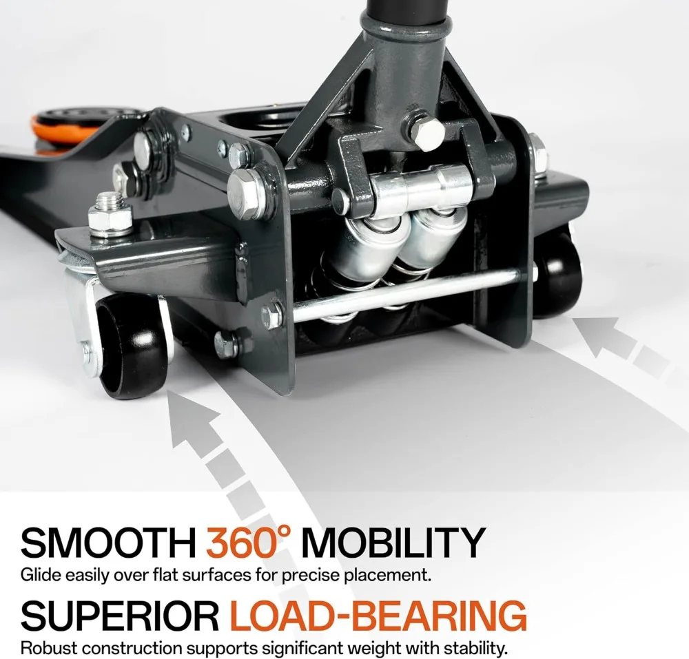 3-Ton Low-Profile Floor Jack | Quick-Lift Hydraulic System | Dual-Piston Stability - Thumbnail 6