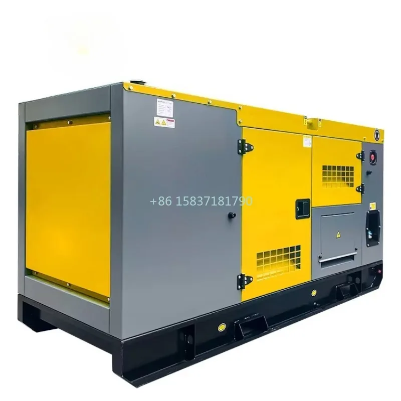 Silent Diesel Generator | 30-100 kW Power Output | Customizable Industrial Genset - Thumbnail 2