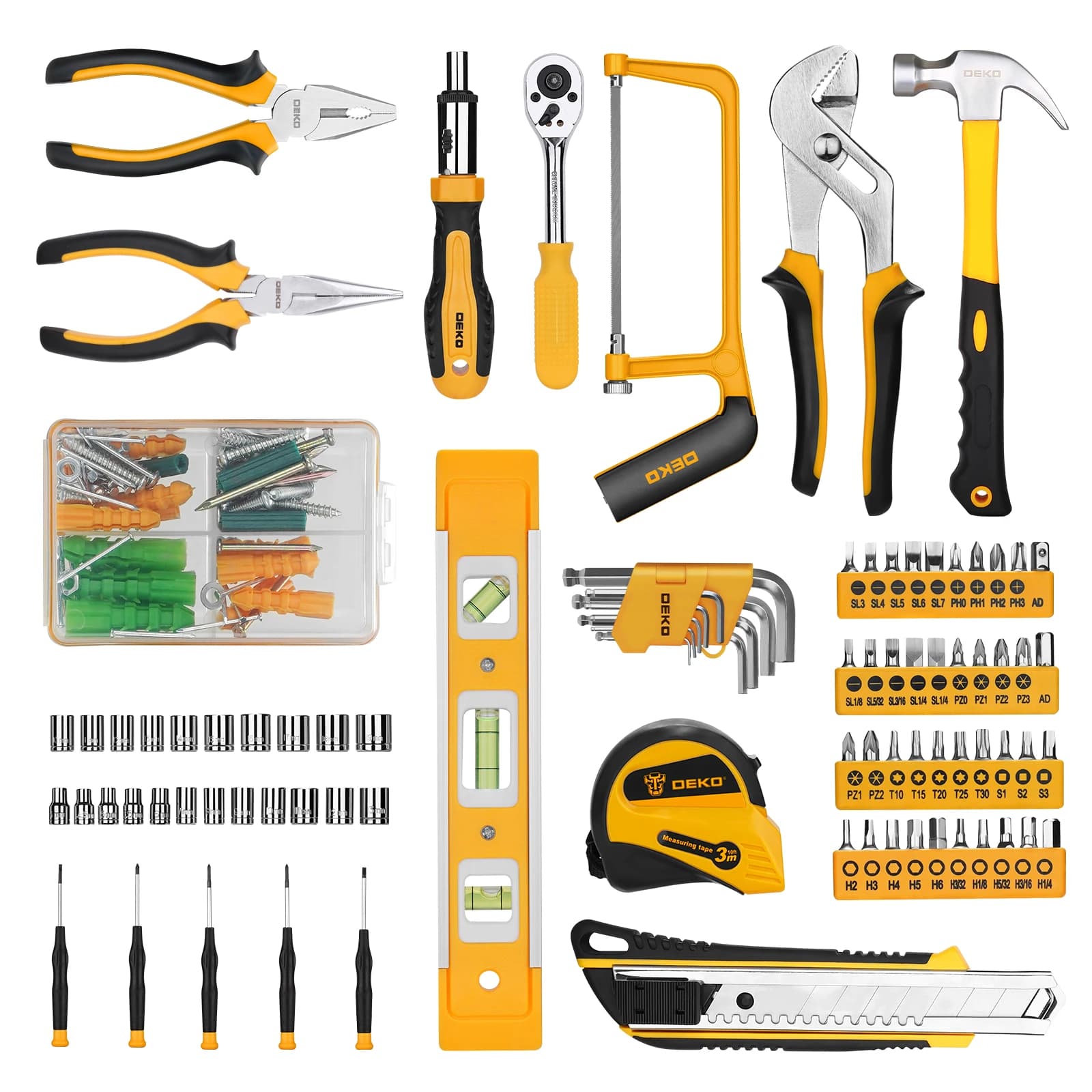 228-Piece Socket Wrench Set | Complete Auto Repair Kit with Durable Storage Case - Thumbnail 4