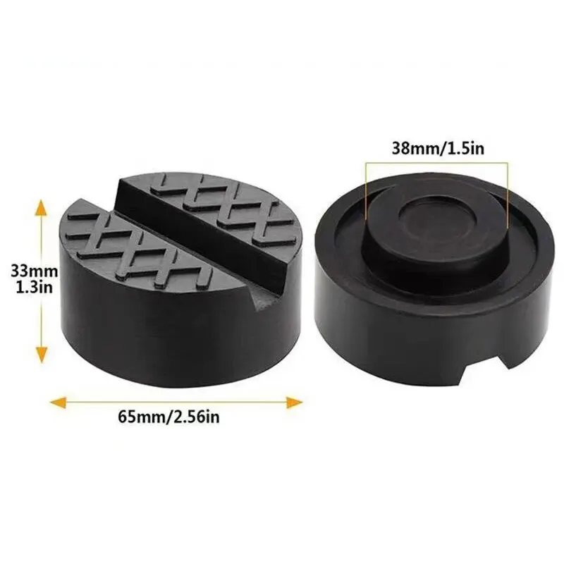 Car Lift Jack Stands | Heavy-Duty Frame Rail Adapters & Rubber Pads - Thumbnail 2