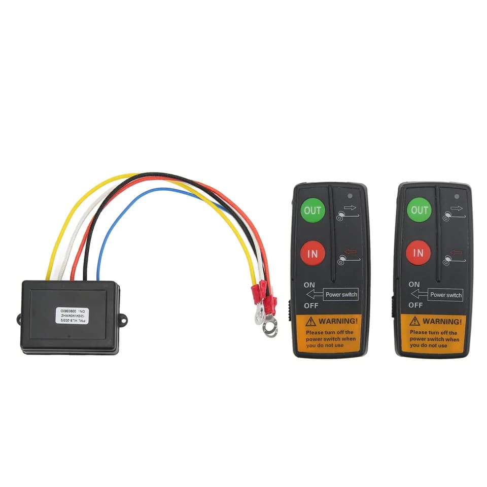 Come Along Winch Remote Control Kit | 2 Remotes, 434MHz | 12V/24V for Vehicles - Thumbnail 4