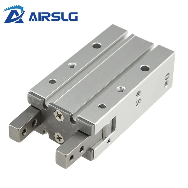 MHY2 10D 16D 20D 25D Double Acting Pneumatic Gripper Bore 10-25mm AFR Brand 180 Degree Angular Aluminium Clamps Gripper Cylinder - Thumbnail 6