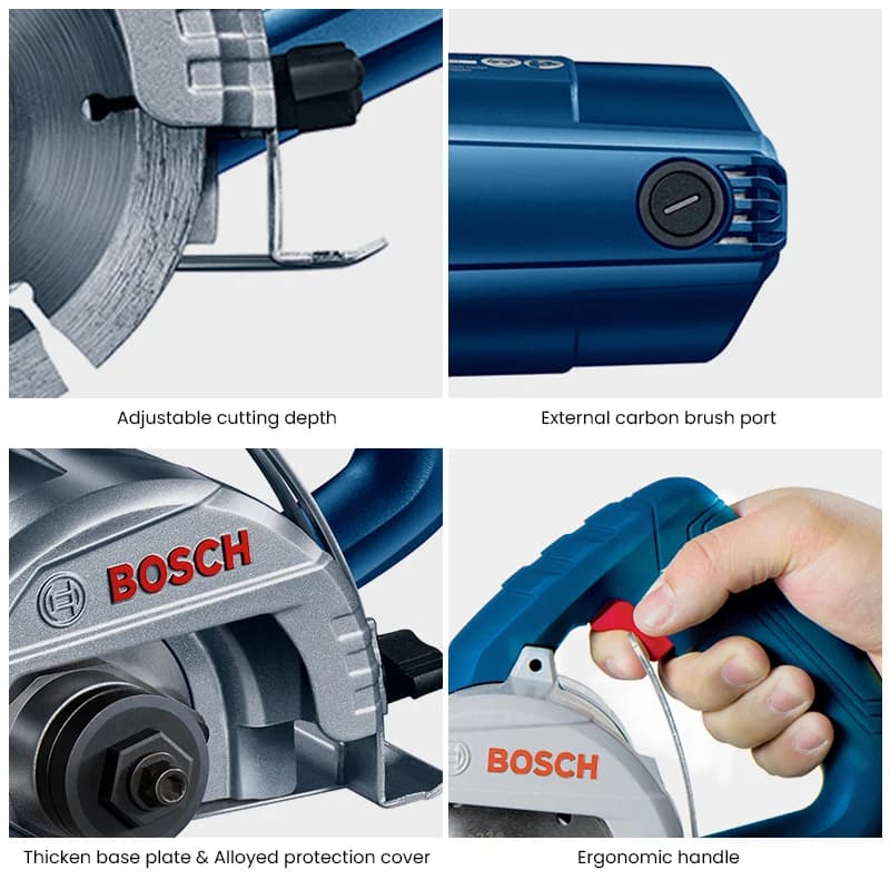 Bosch GDC 140 Marble Cutter | Professional Handheld Circular Saw | High-Precision Seamless Fabrication - Thumbnail 2