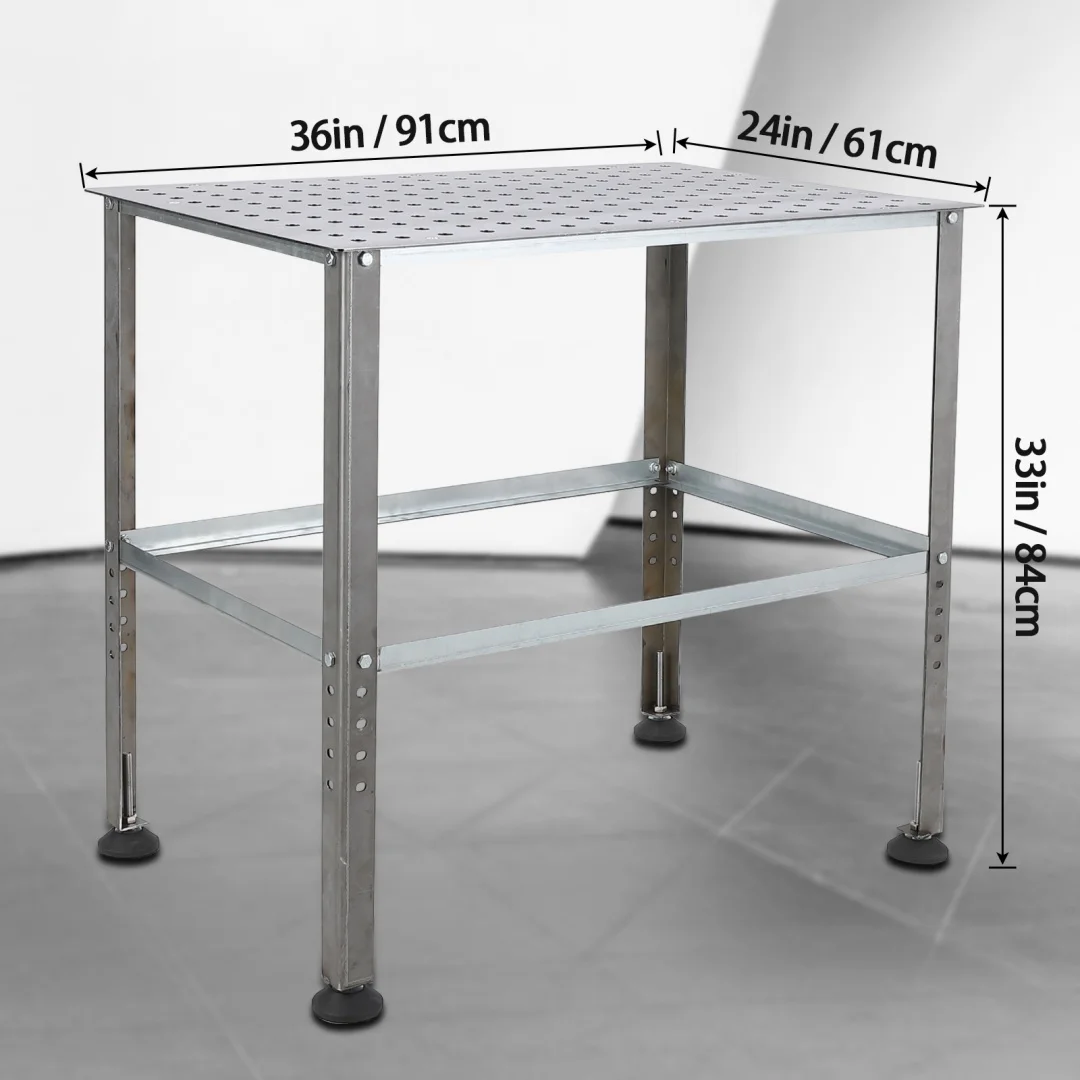 Welding Table | 36 Heavy-Duty Steel Workbench | Precision Fabrication & Assembly - Thumbnail 3