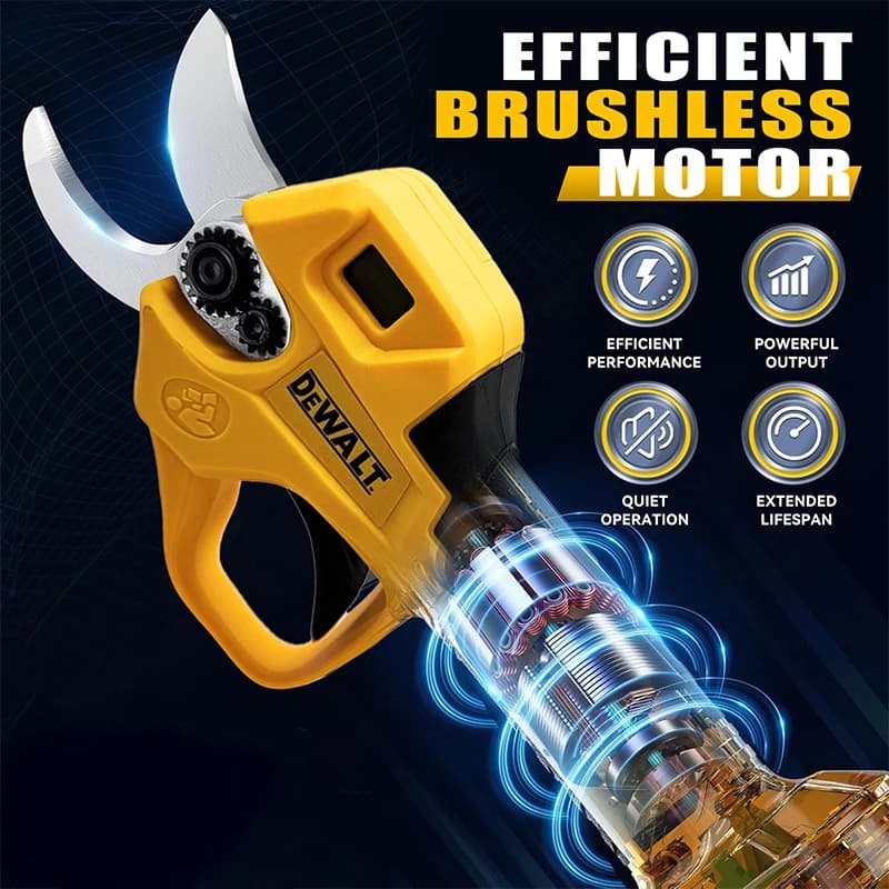 DeWalt 20V Cordless Pruning Shear | Brushless Motor | Professional-Grade Tree & Bonsai Scissors - Thumbnail 2