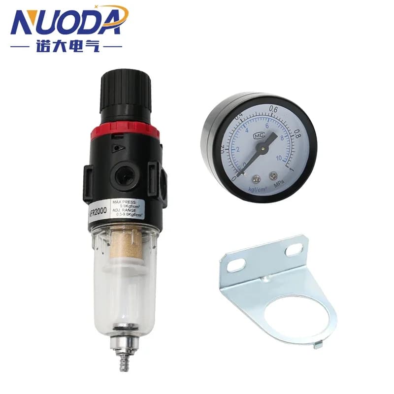 Air Filtration & Pressure Regulator Unit | AFR-2000 | Water & Oil Separator - Thumbnail 3