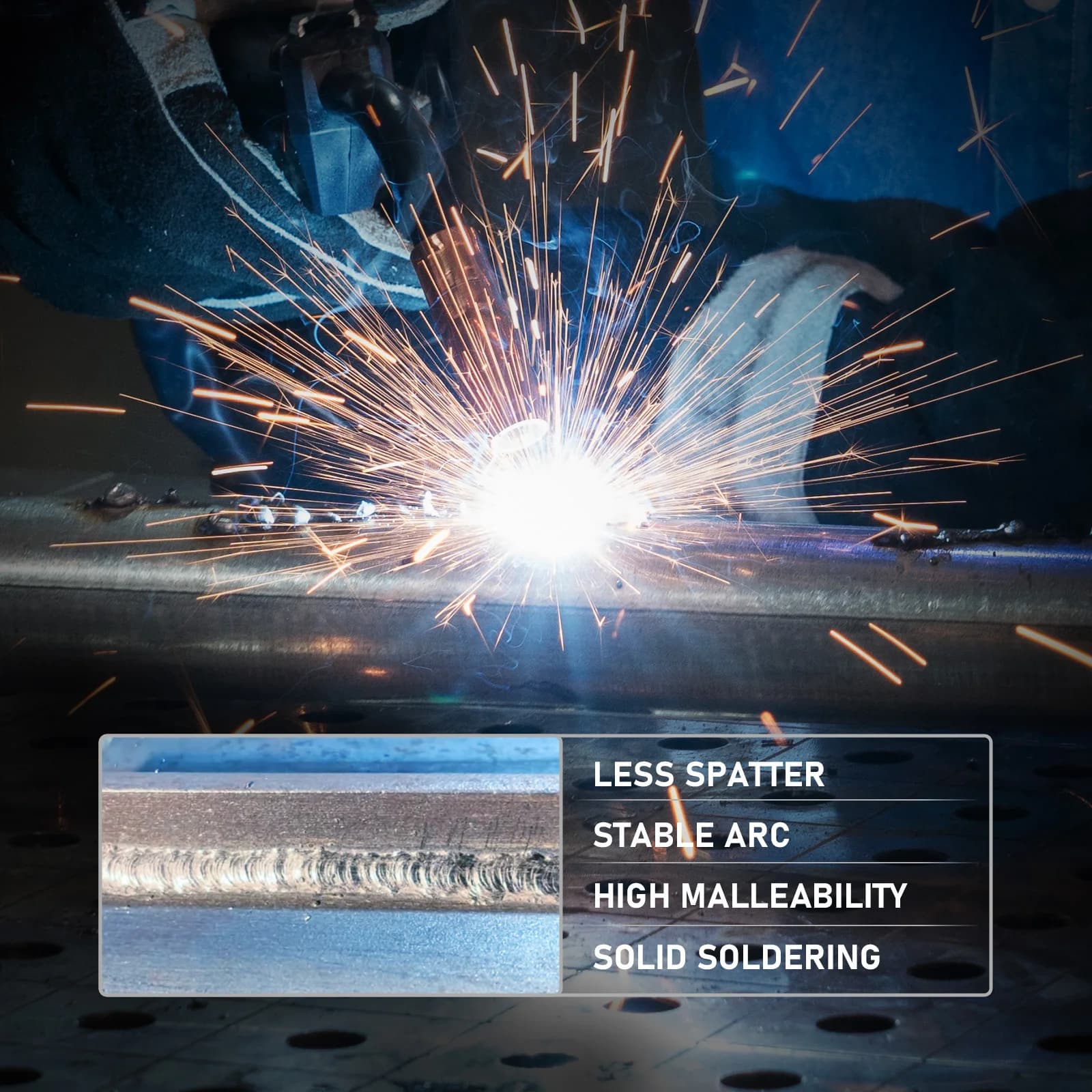 Flux Core Welding Wire | E71T-GS .030 | All-Position Gasless Welding - Thumbnail 4