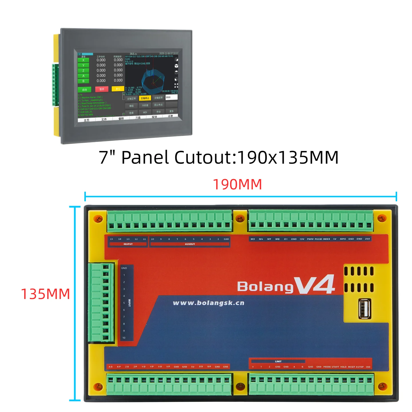 CNC Motion Controller | Multi-Axis Stepper & Servo Driver | G-Code Offline Processing - Thumbnail 4