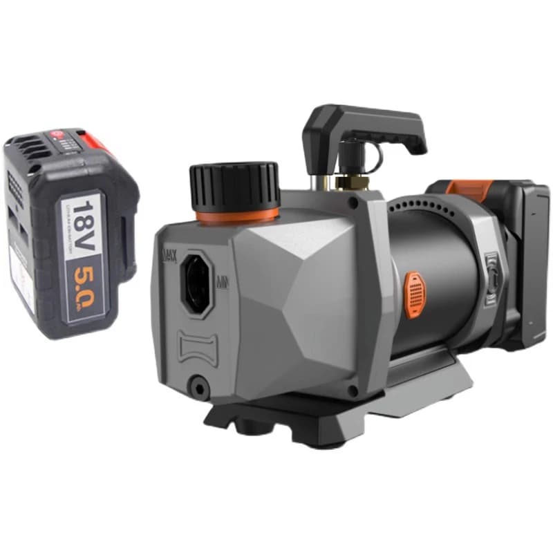 18V Cordless Vacuum Pump | Wireless Refrigerant Charging | HVAC Professional Tool - Thumbnail 2