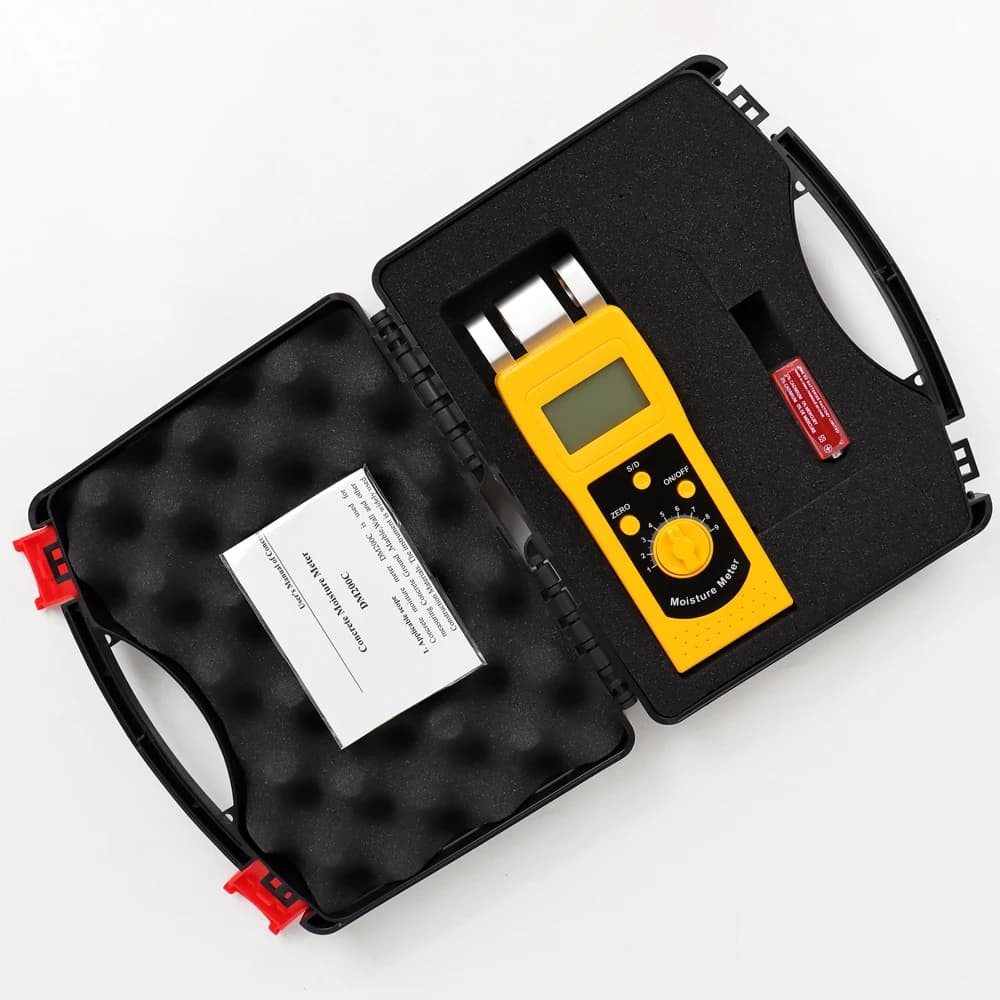 Moisture Meter | Digital Analyzer for Wood, Concrete & Paper | Portable Multifunction Tester - Thumbnail 2