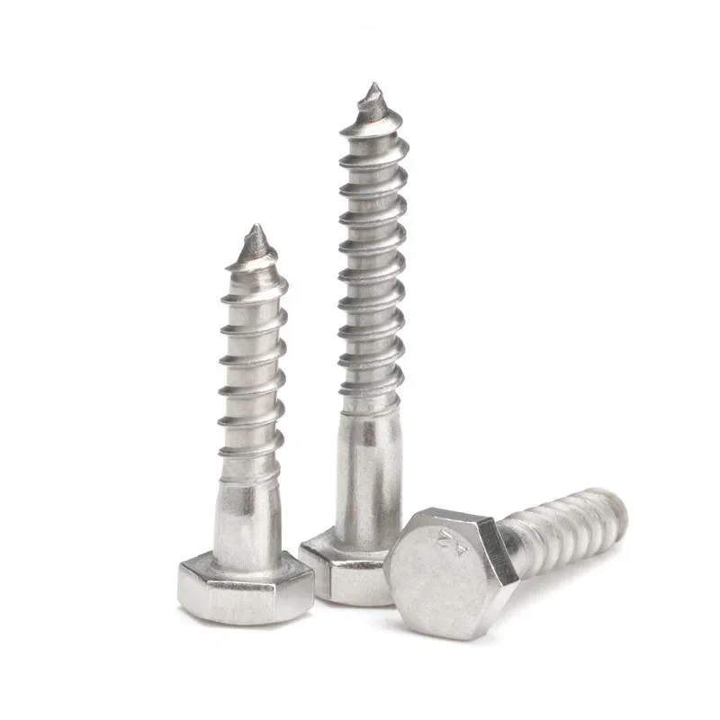 M10 M12 Self Tapping Wood Screws | 304 Stainless Steel | 30-200mm Length - Thumbnail 6
