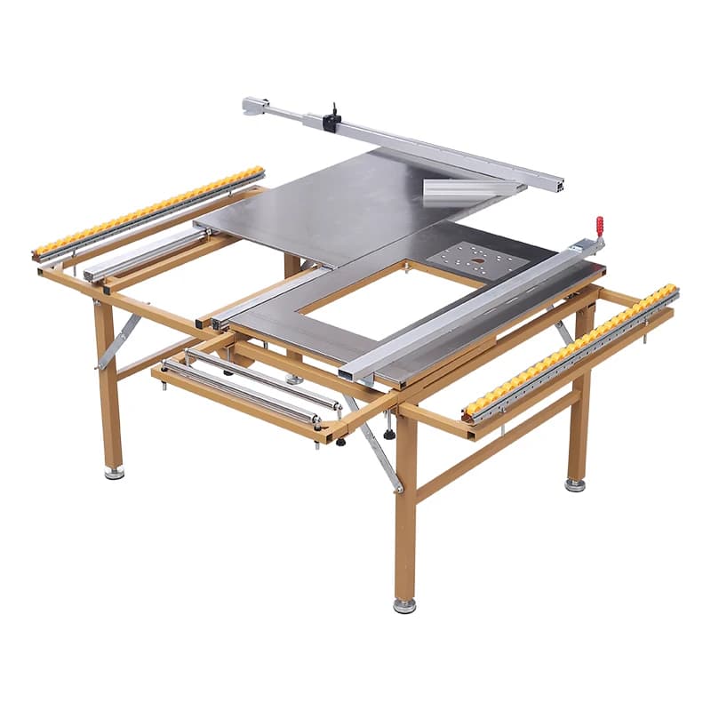 Folding Push Table for Table Saws | Precision Woodworking & Dust-Free Cutting System - Thumbnail 2