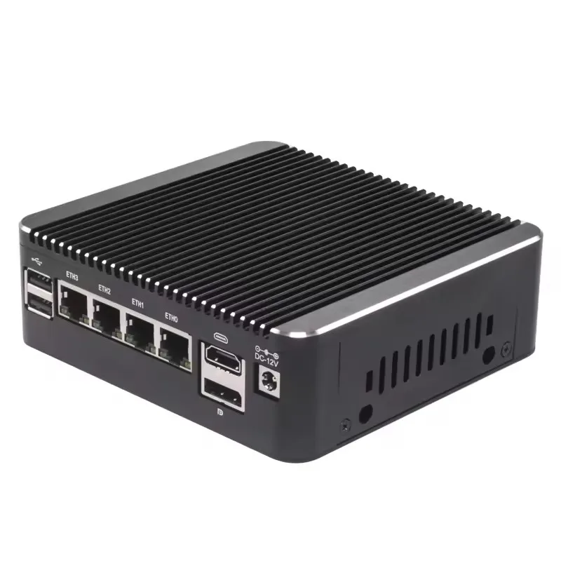Mini PC Firewall & Home Server | Intel N150/N95 | 4x 2.5G LAN | Fanless Design - Thumbnail 6