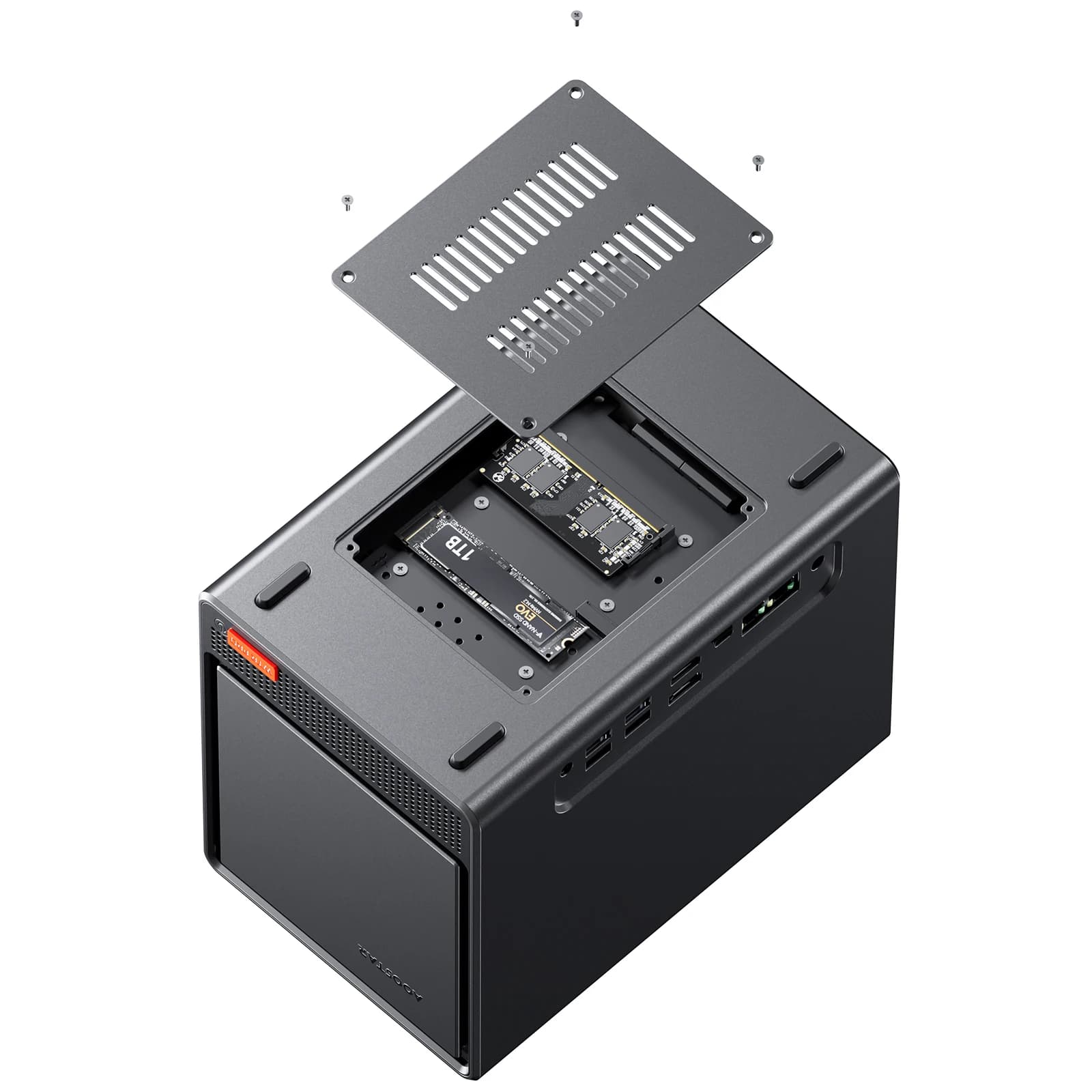 Desktop NAS Server | High-Performance Network Storage Solution | Mini Computer Case - Thumbnail 4