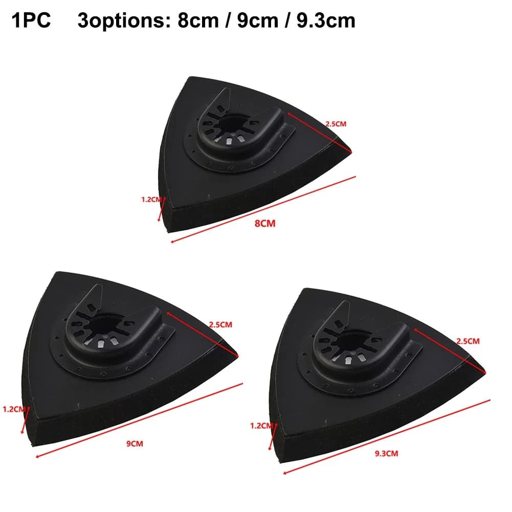 Oscillating Tool Sanding Pads | 80/90/93mm Quick-Change | Loop Hook & Loop Sandpaper - Thumbnail 3