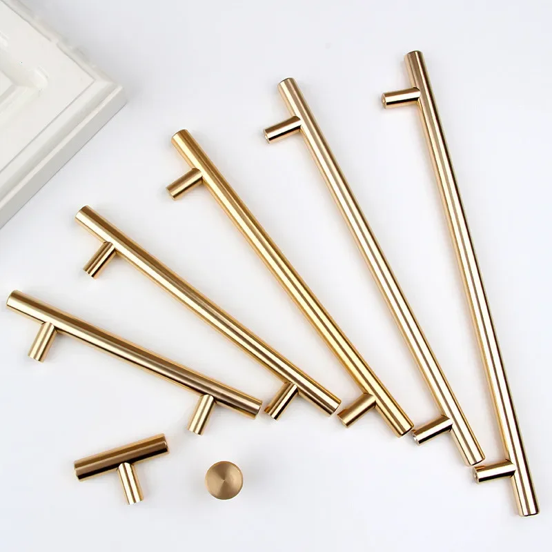 T-Bar Cabinet Pulls | 10mm Diameter Stainless Steel Handles | Straight Kitchen & Furniture Hardware - Thumbnail 4