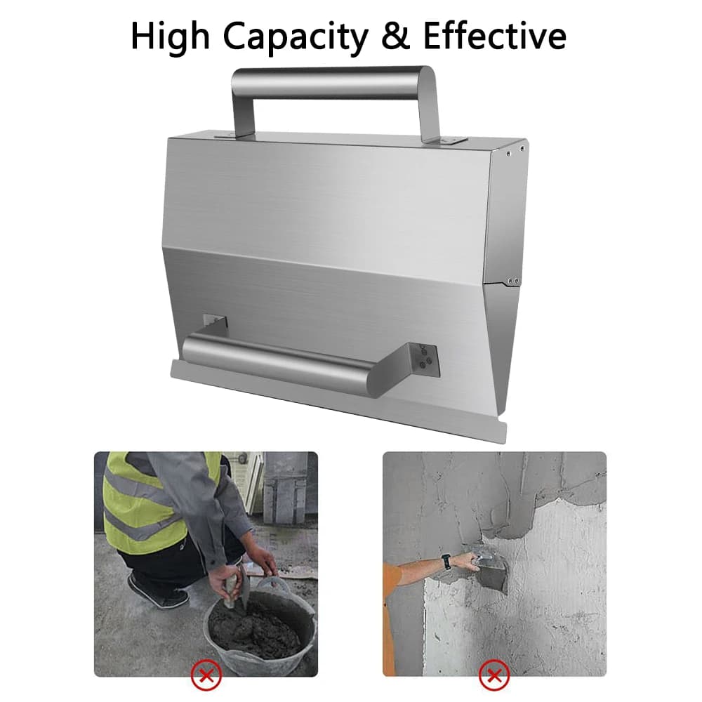 Stainless Steel Drywall Trowel | Fast-Setting Plaster & Joint Compound Tool - Thumbnail 3