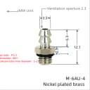 M-6AU-4(4-M6) Copper