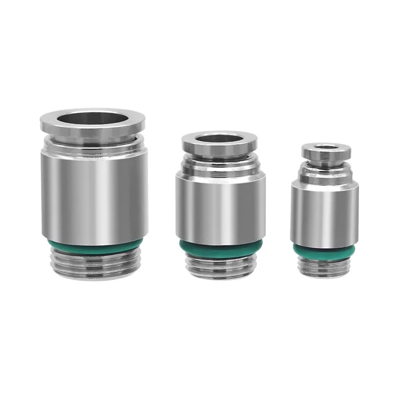 POC-G Series Industrial Air Fittings | 304 Stainless Steel Quick-Connect Couplings | G-Thread & Hexagon - Image 1