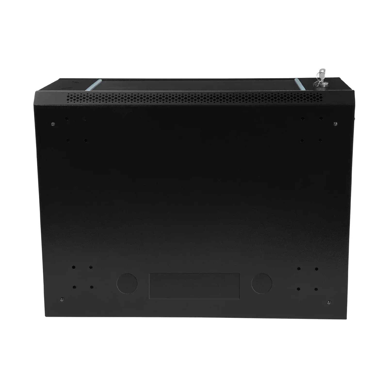 4U Wall-Mount Server Rack | Secure Glass-Door Network Cabinet | Professional IT Organization - Thumbnail 4