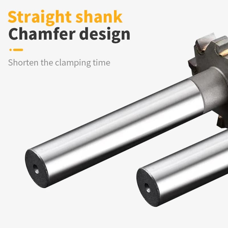 Heavy-Duty T-Slot Milling Cutter | YG8 Alloy Carbide Groove Tool | For Metal CNC Machining - Thumbnail 6